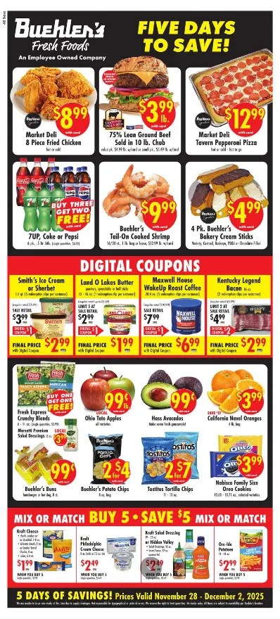 Weekly ad Buehler's Fresh Foods Sales from November 28 to December 2 2025 - Page