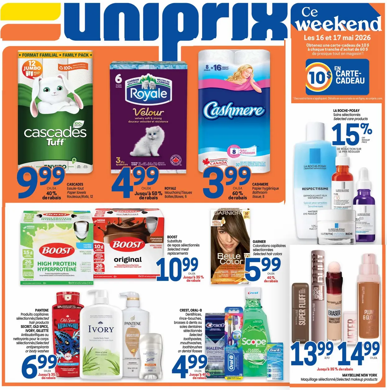 Uniprix Sales from May 14 to May 20 2026 - flyer page 1