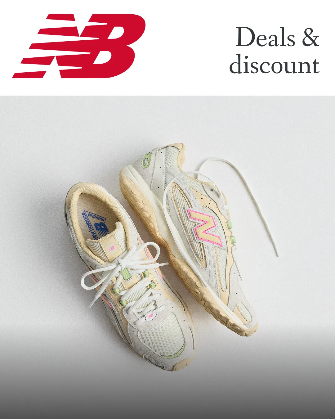 Weekly promotion New Balance Sales spanning from March 27 to April 15 2026 - Page 1 for Catalogue 365
