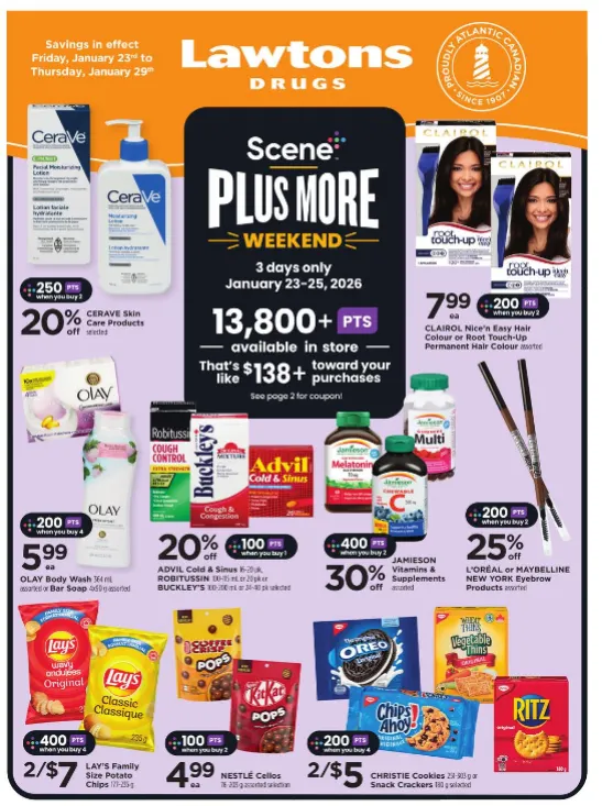 Lawtons Drugs Sales from January 23 to January 29 2026 - flyer page