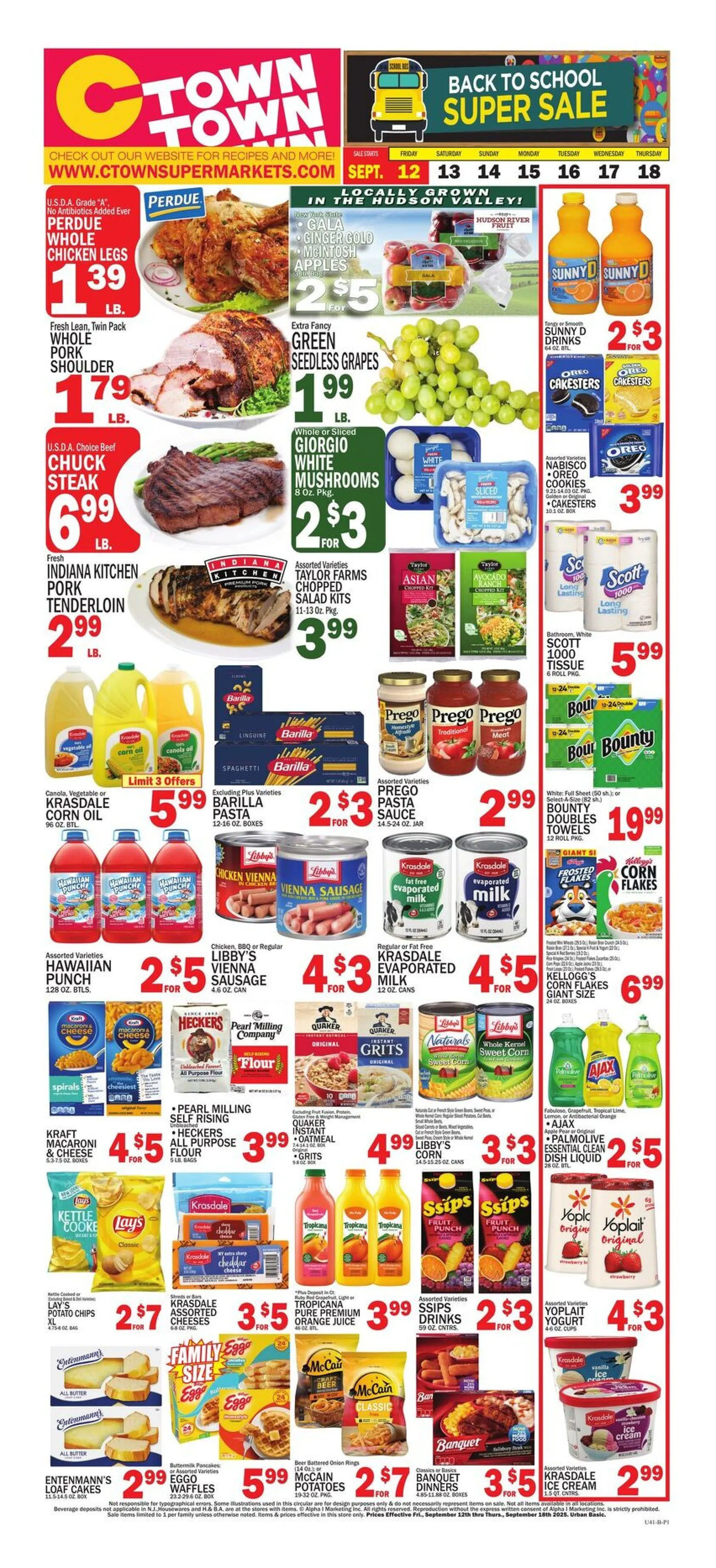 Weekly ad C-Town Sales from September 12 to September 18 2025 - Page 1