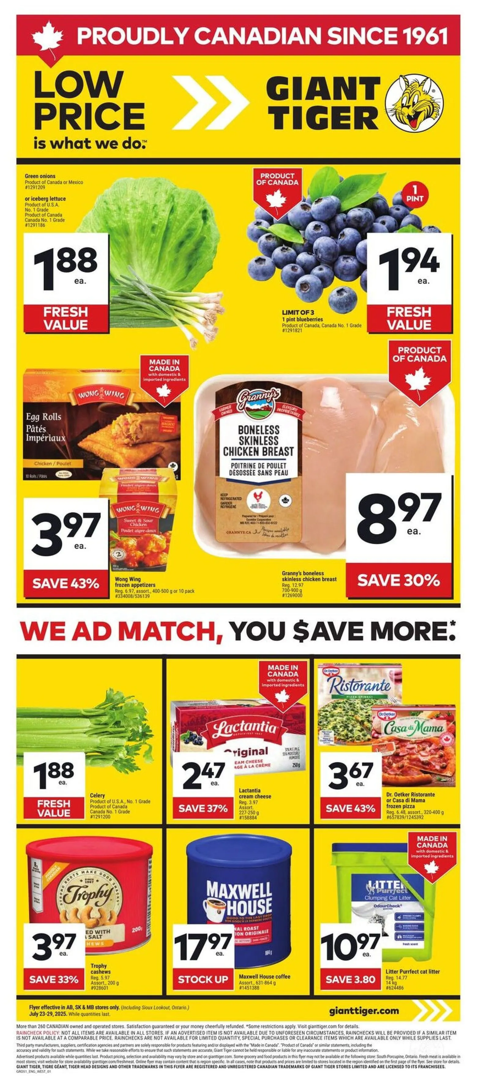 Giant Tiger weekly flyer  from July 23 to July 29 2025 - flyer page 