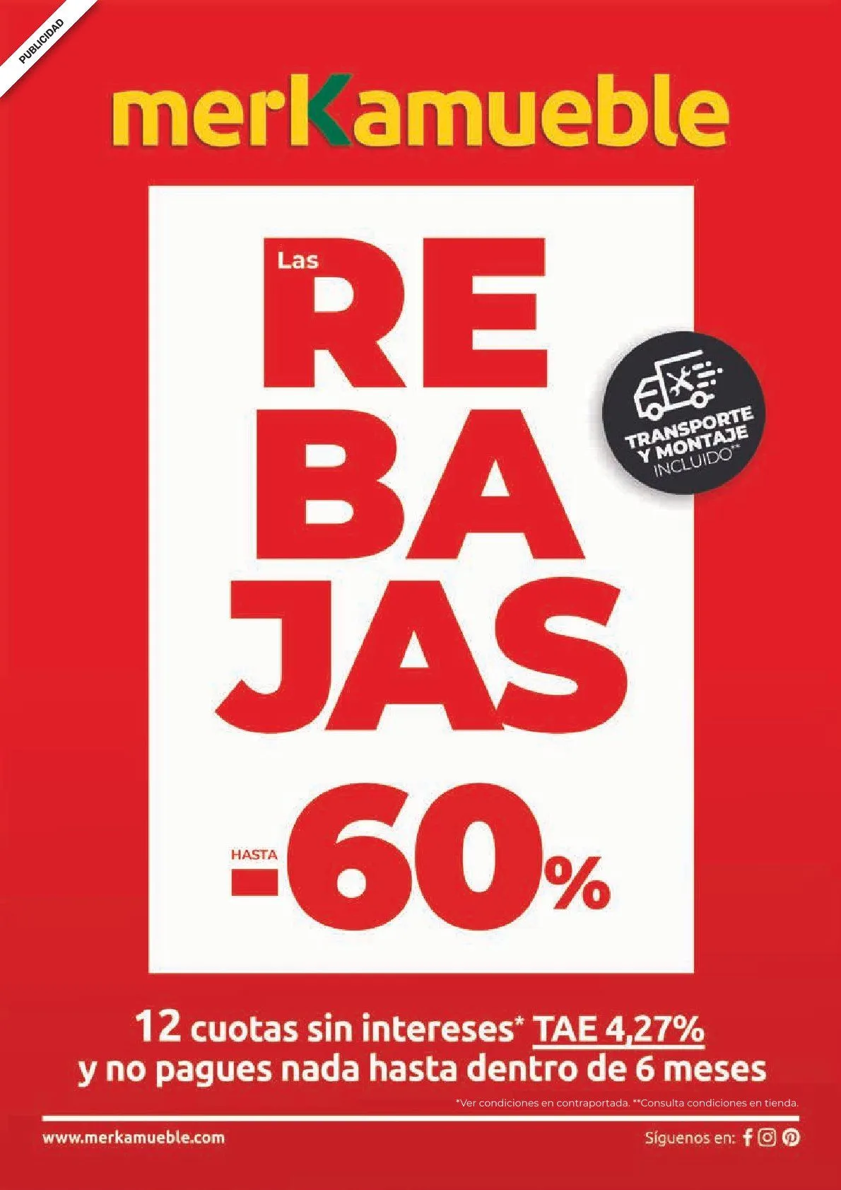Catálogo de Merkamueble Ofertas 9 de abril al 19 de abril 2026 - Página 1