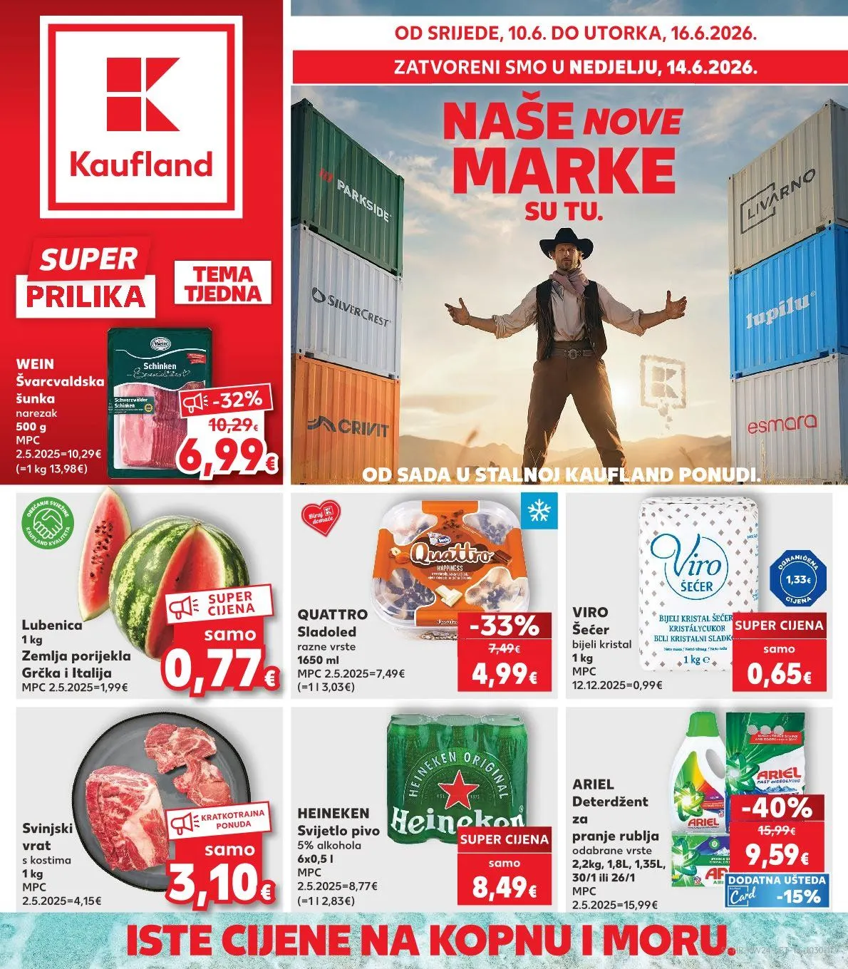 Katalog Kaufland od 10. lipnja do 16. lipnja 2026. - Pregled Stranica 1