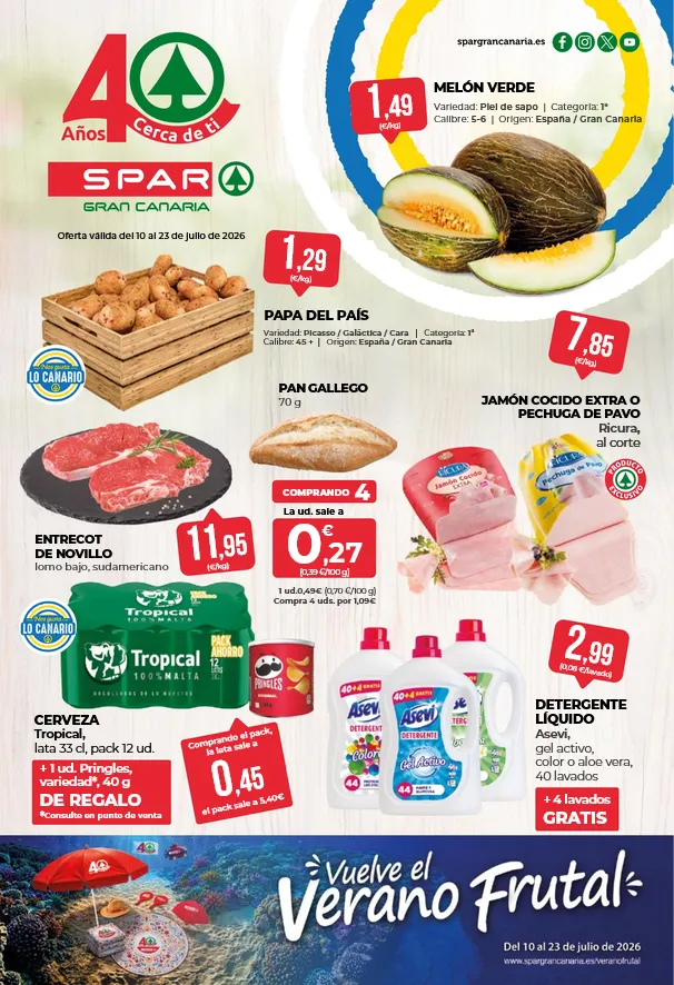 Catálogo de SPAR Gran Canaria Ofertas 10 de julio al 20 de julio 2026 - Página 1