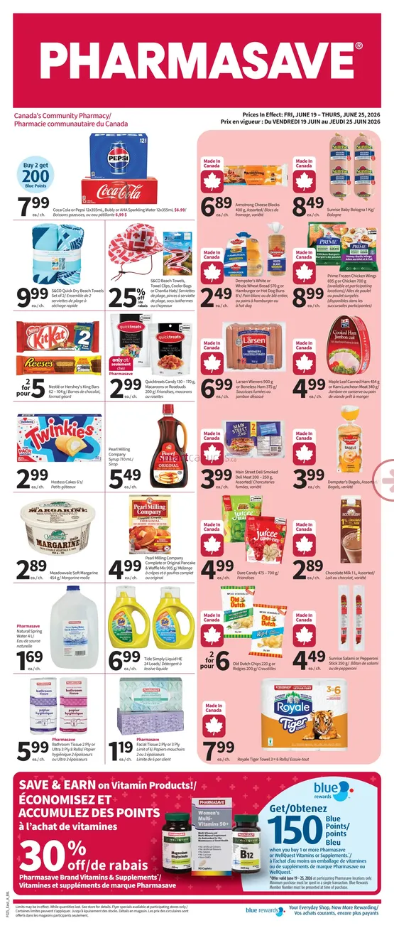 Pharmasave Sales from June 19 to June 25 2026 - flyer page 