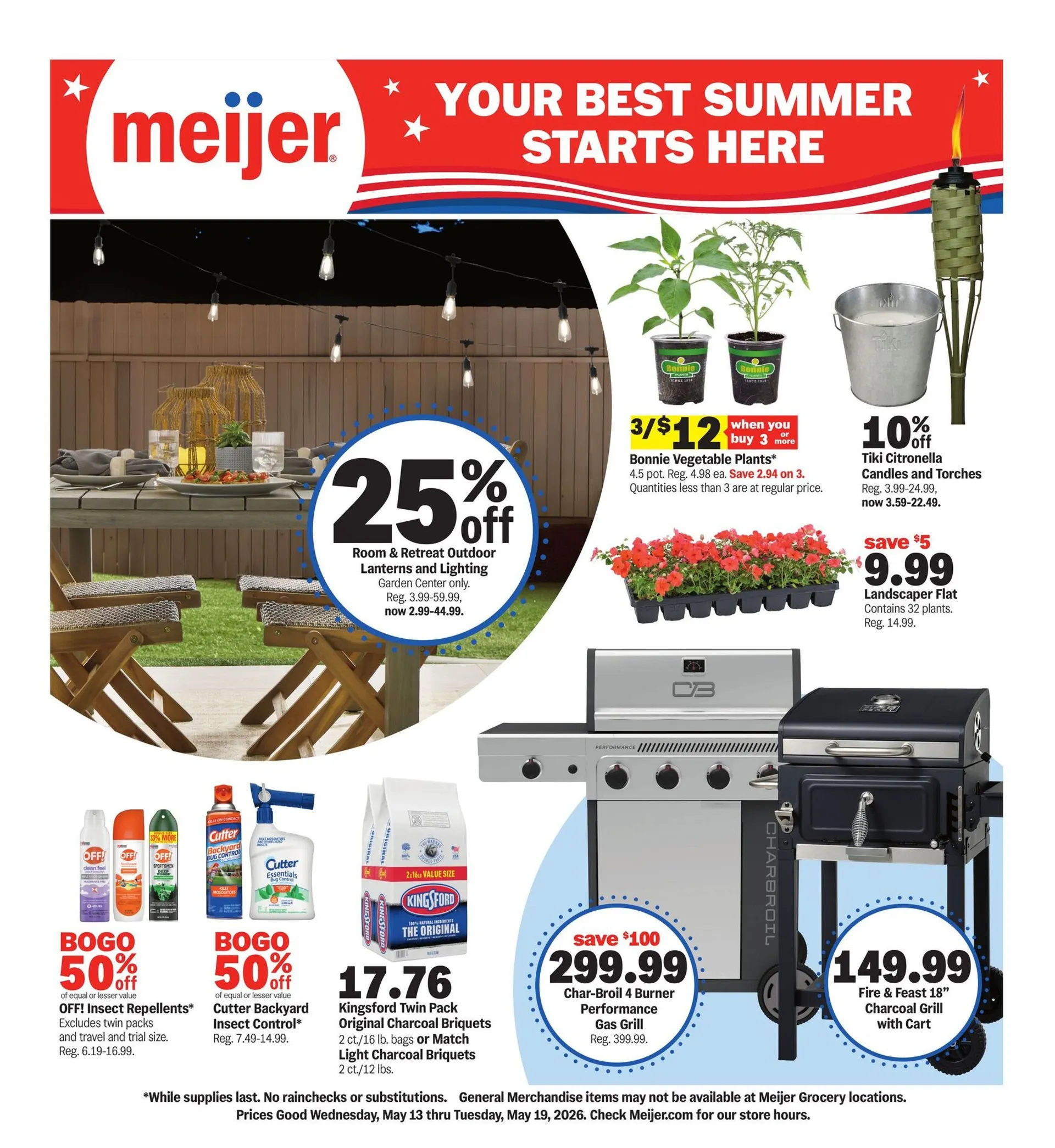 Weekly promotion Meijer Sales spanning from May 13 to May 19 2026 - Page 1 for Catalogue 365