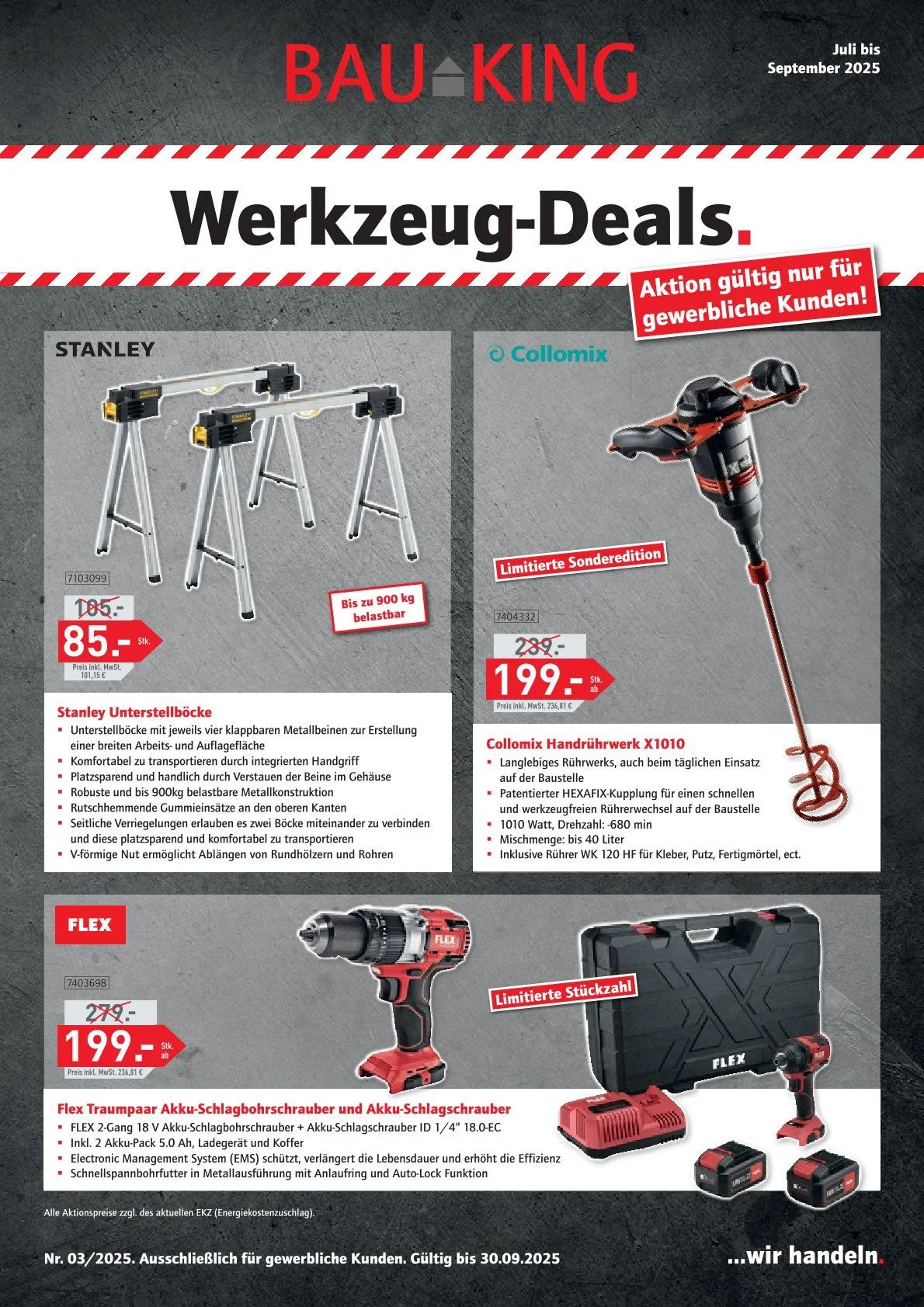Bauking Angebote von 1. Juli bis 30. September 2025 - Prospekt seite 