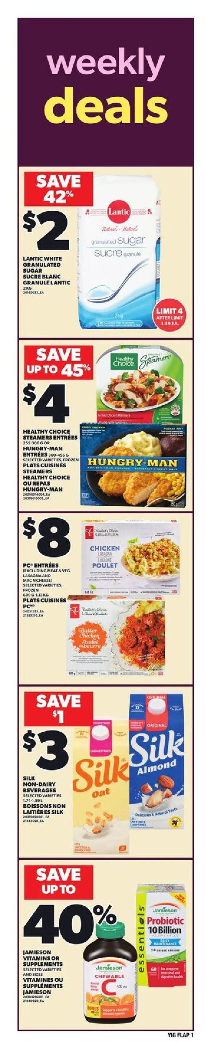 Independent Sales from September 25 to October 1 2025 - flyer page 1