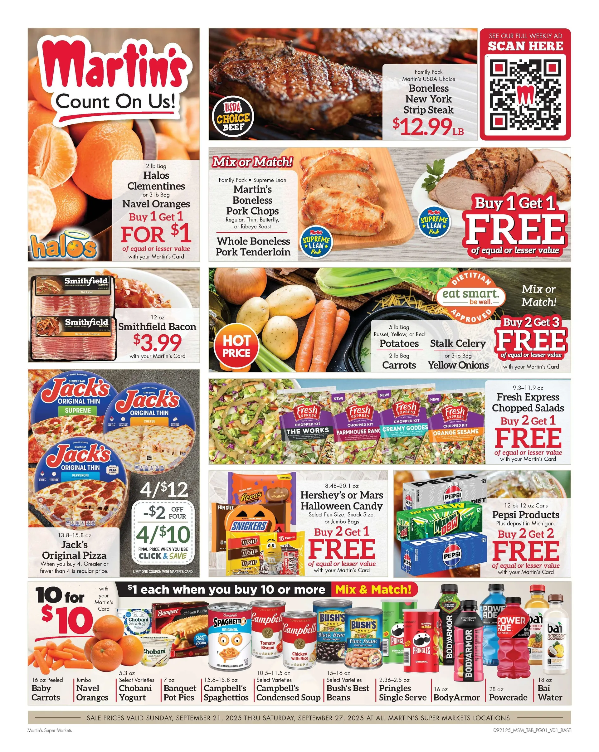 Weekly ad Martin’s Sales from September 21 to September 27 2025 - Page 1