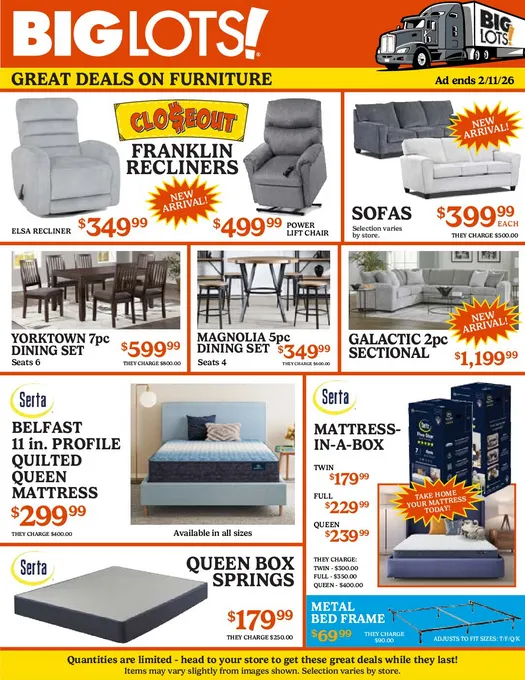 Weekly ad Big Lost Sales from February 10 to February 14 2026 - Page 