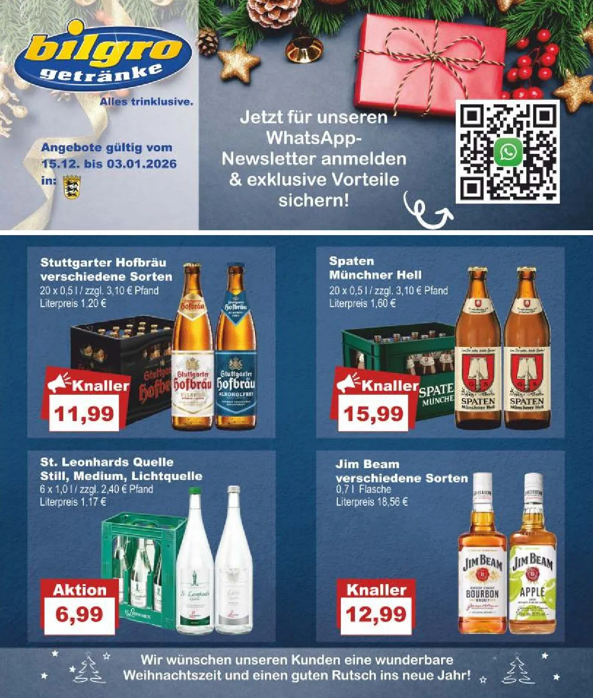 Bilgro Angebote von 16. Dezember bis 31. Dezember 2025 - Prospekt seite