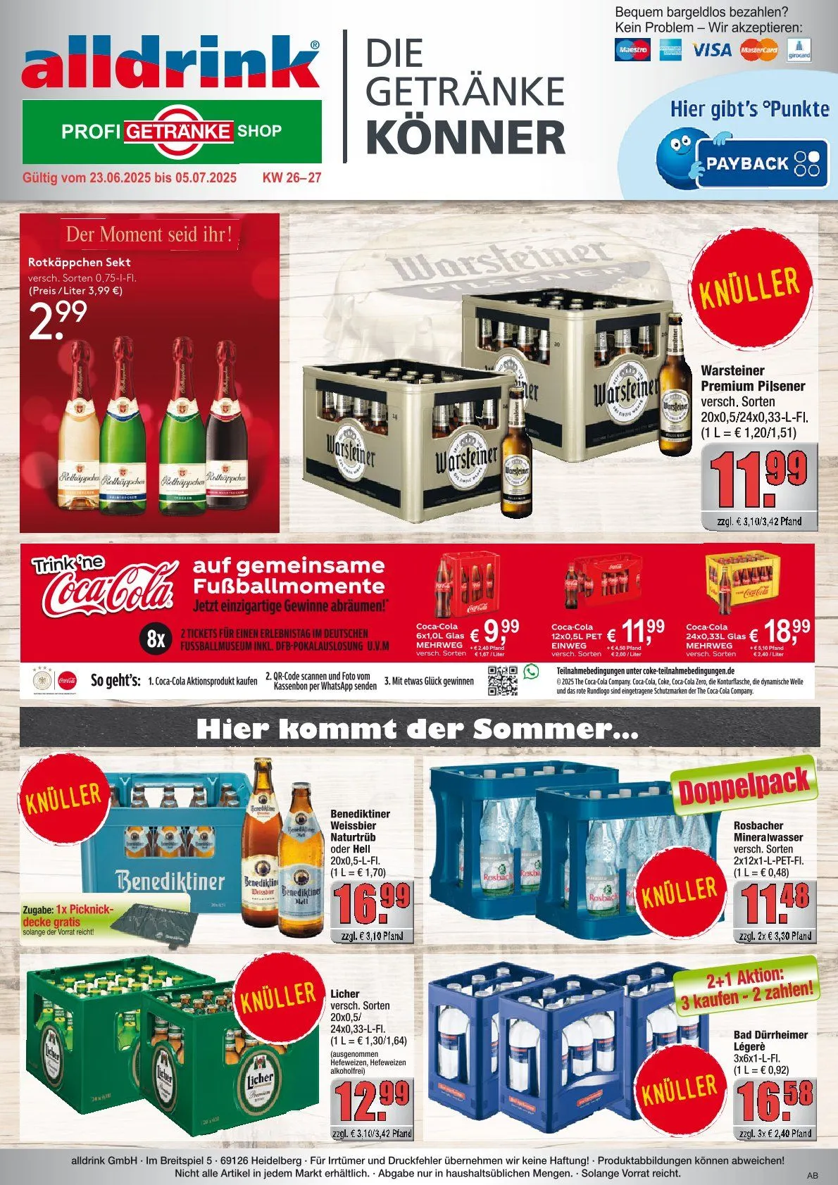 alldrink Prospekte  von 22. Juni bis 5. Juli 2025 - Prospekt seite 