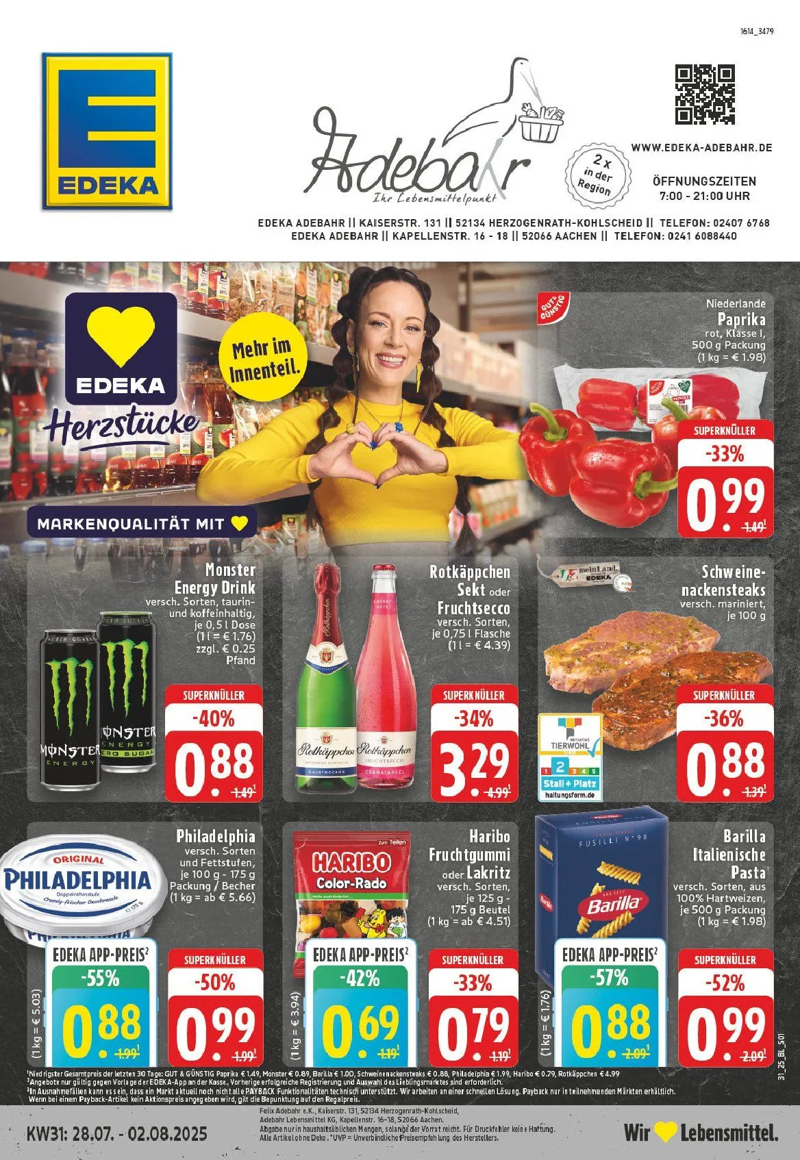 Edeka Prospekte von 28. Juli bis 2. August 2025 - Prospekt seite 1