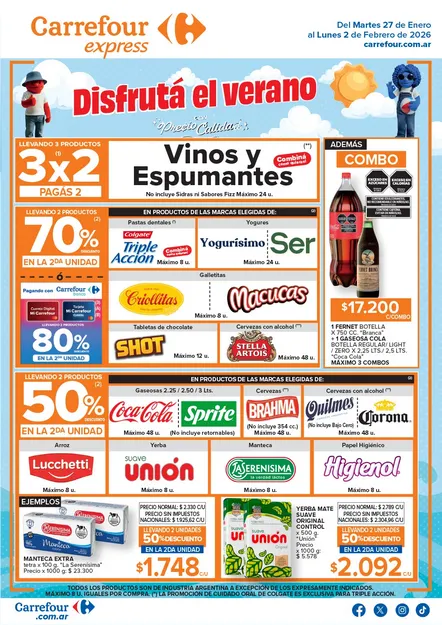 Ofertas de Ofertas Carrefour Express 27 de enero al 2 de febrero 2026 - Página del catálogo