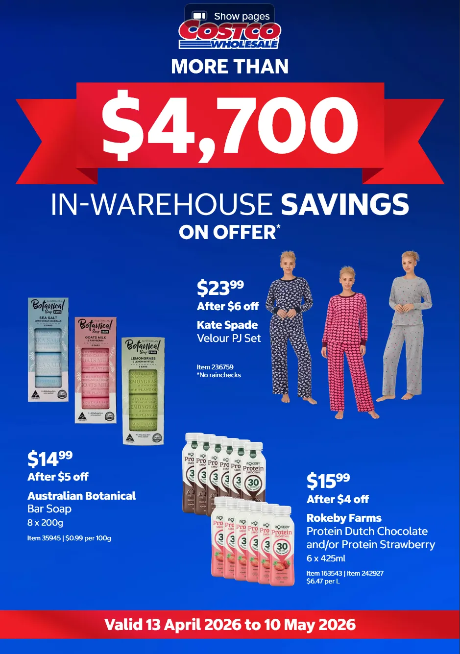 Costco - Catalogue valid from 13 April to 10 May 2026 - page 1
