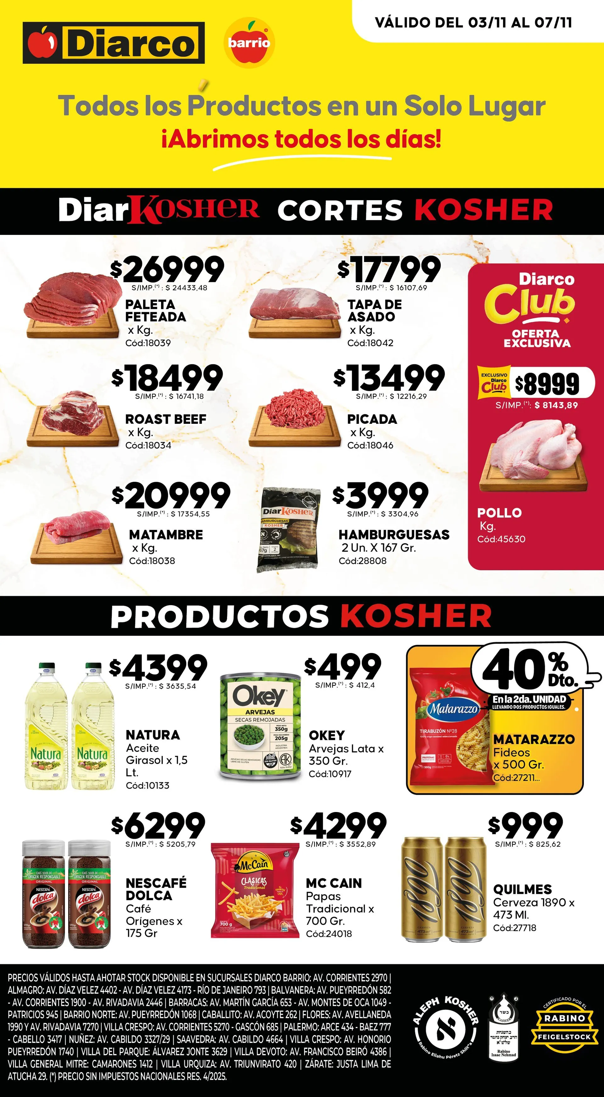 Ofertas de Ofertas 3 de noviembre al 7 de noviembre 2025 - Página 1 del catálogo