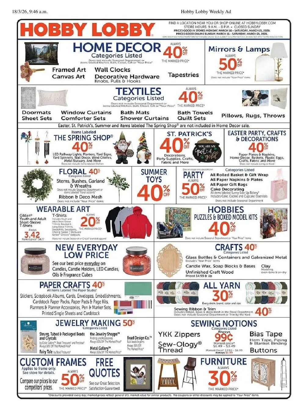 Weekly ad Weekly ads from March 18 to March 21 2026 - Page 1