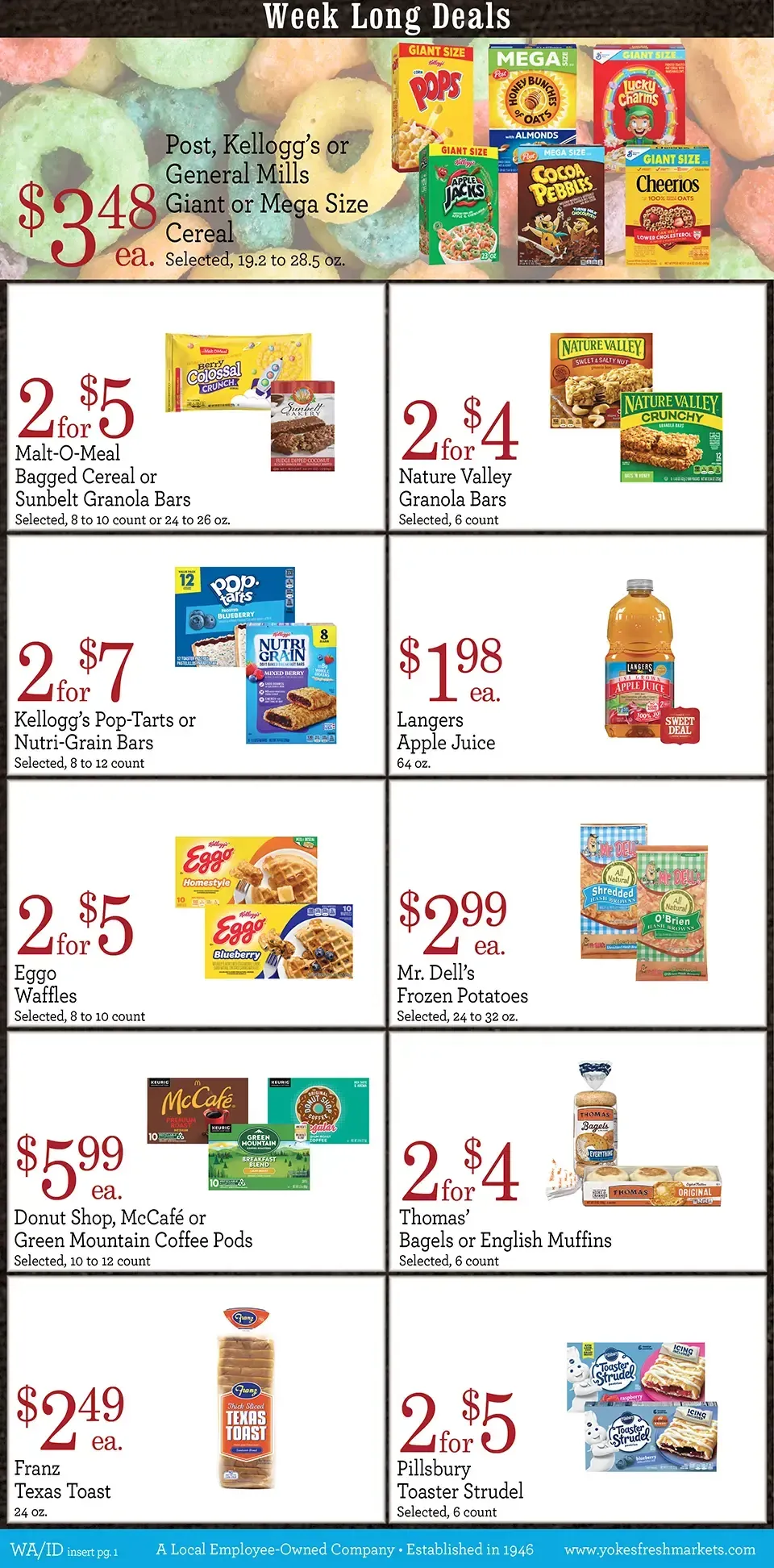 Weekly ad Yoke's Fresh Market Sales from January 7 to January 13 2026 - Page 1