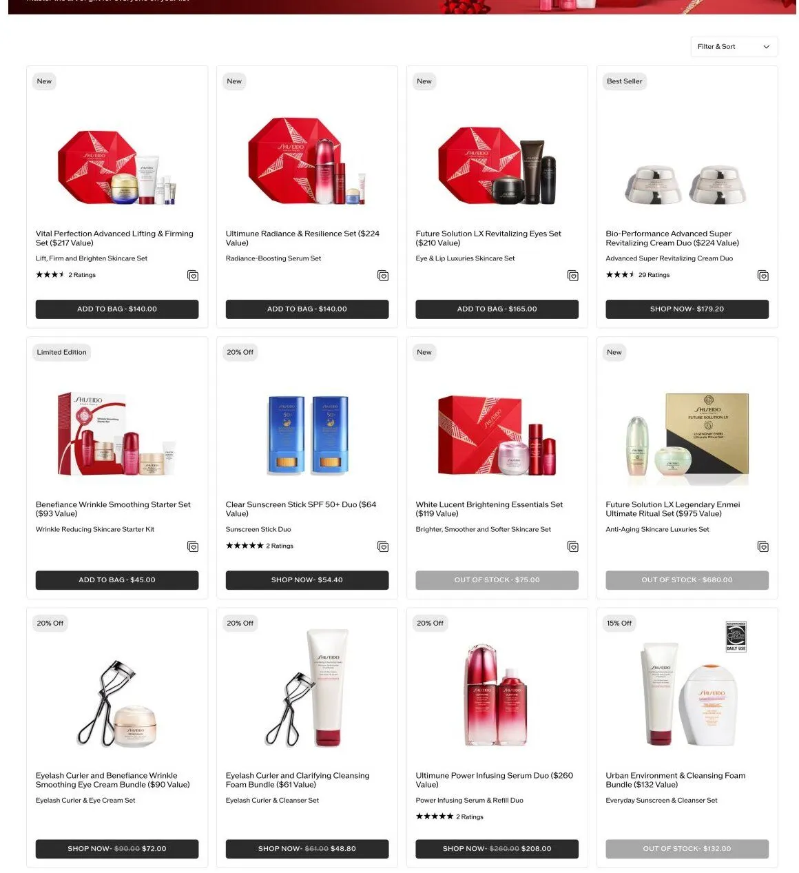 Weekly ad Christmas deals at Shiseido from December 10 to December 31 2024 - Page