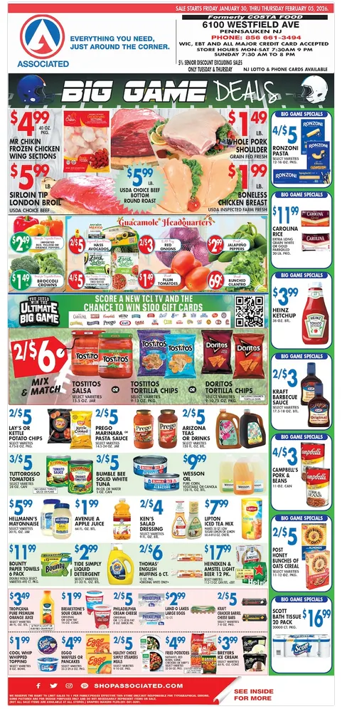 Weekly ad Associated Supermarkets Sales from January 30 to February 6 2026 - Page 
