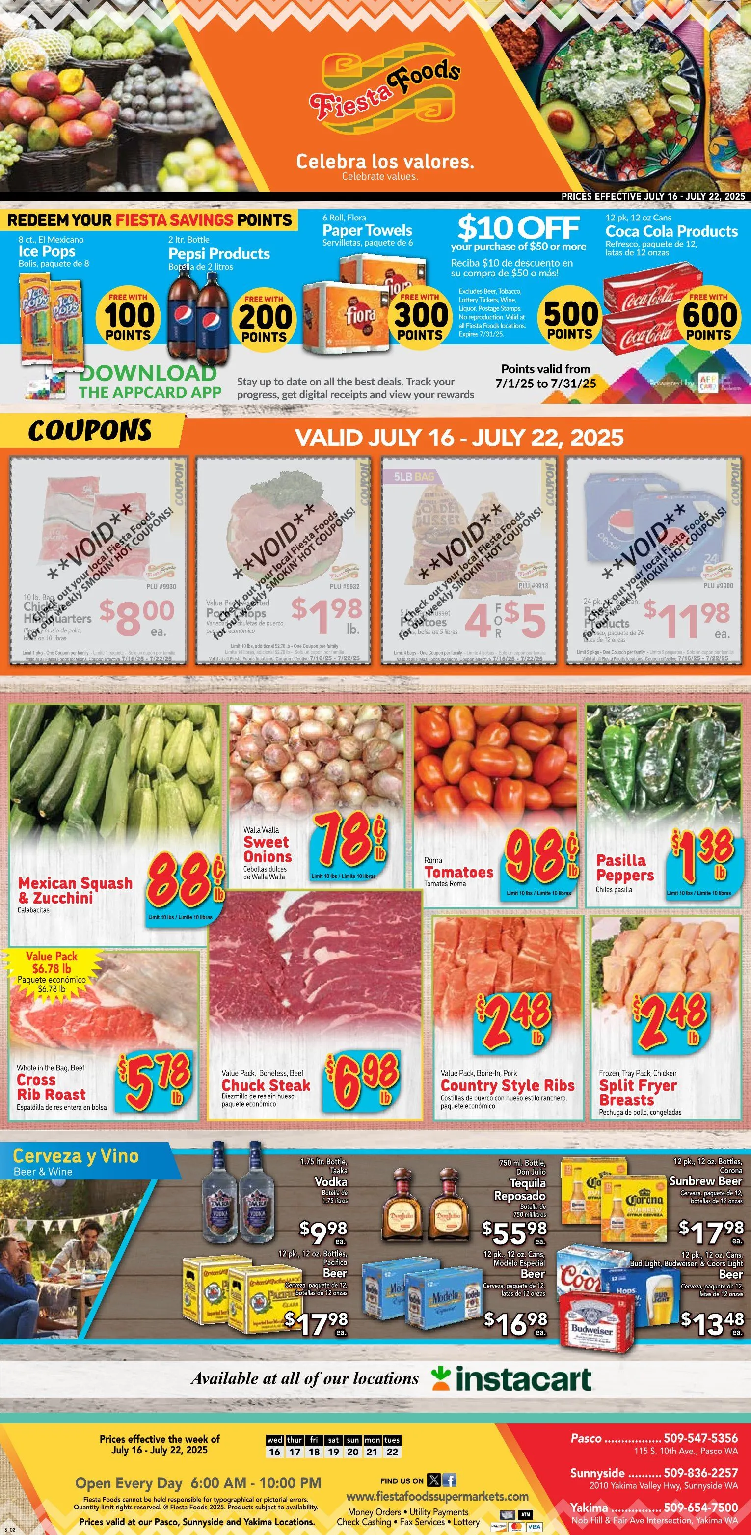Weekly ad Fiesta Foods SuperMarkets Sales from July 16 to July 22 2025 - Page 