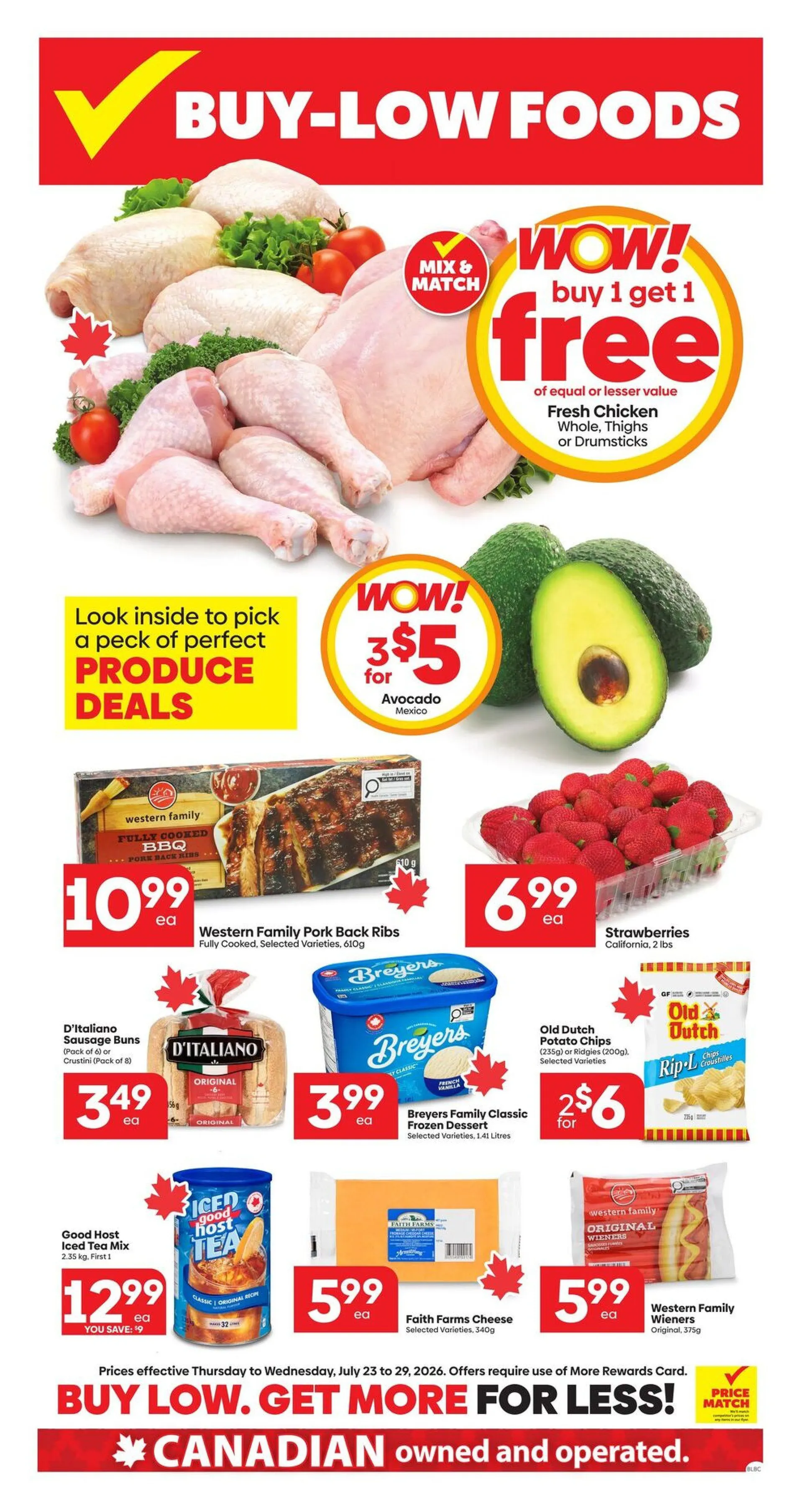 Buy-Low Foods from July 23 to July 29 2026 - flyer page
