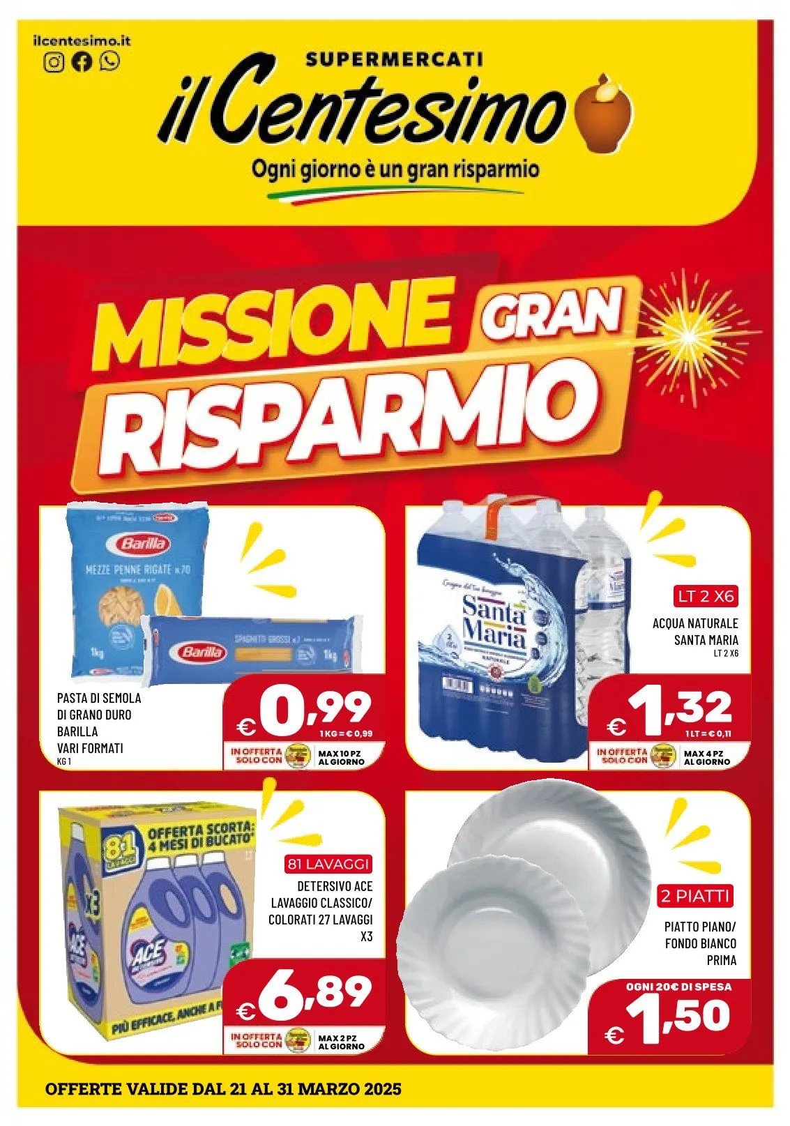 Il Centesimo Prospekt da 21 marzo a 31 marzo di 2025 - Pagina del volantino 1