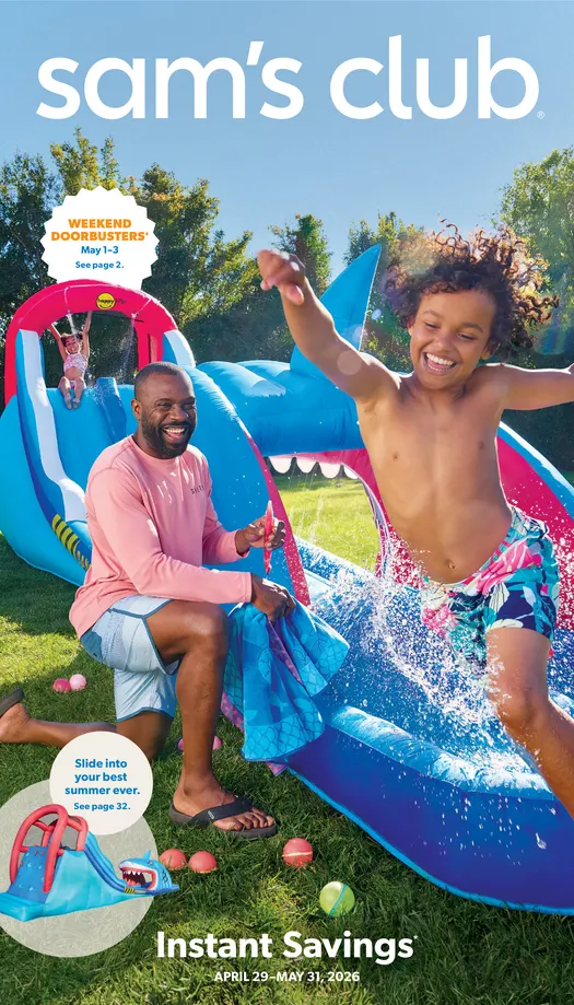 Weekly ad Sam ´s club Sales from April 1 to May 31 2026 - Page 1