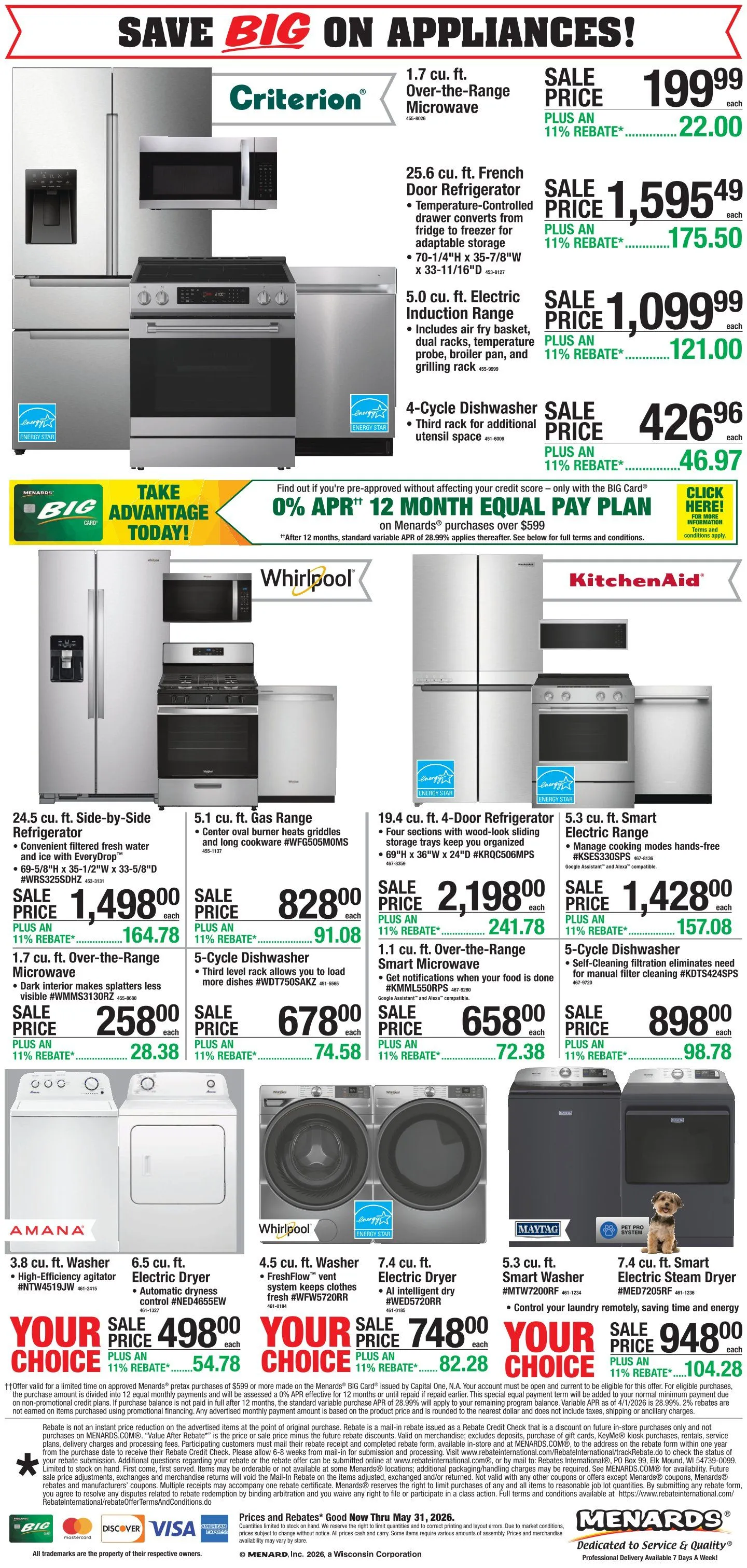 Weekly ad Menards Sales from May 20 to May 31 2026 - Page 1