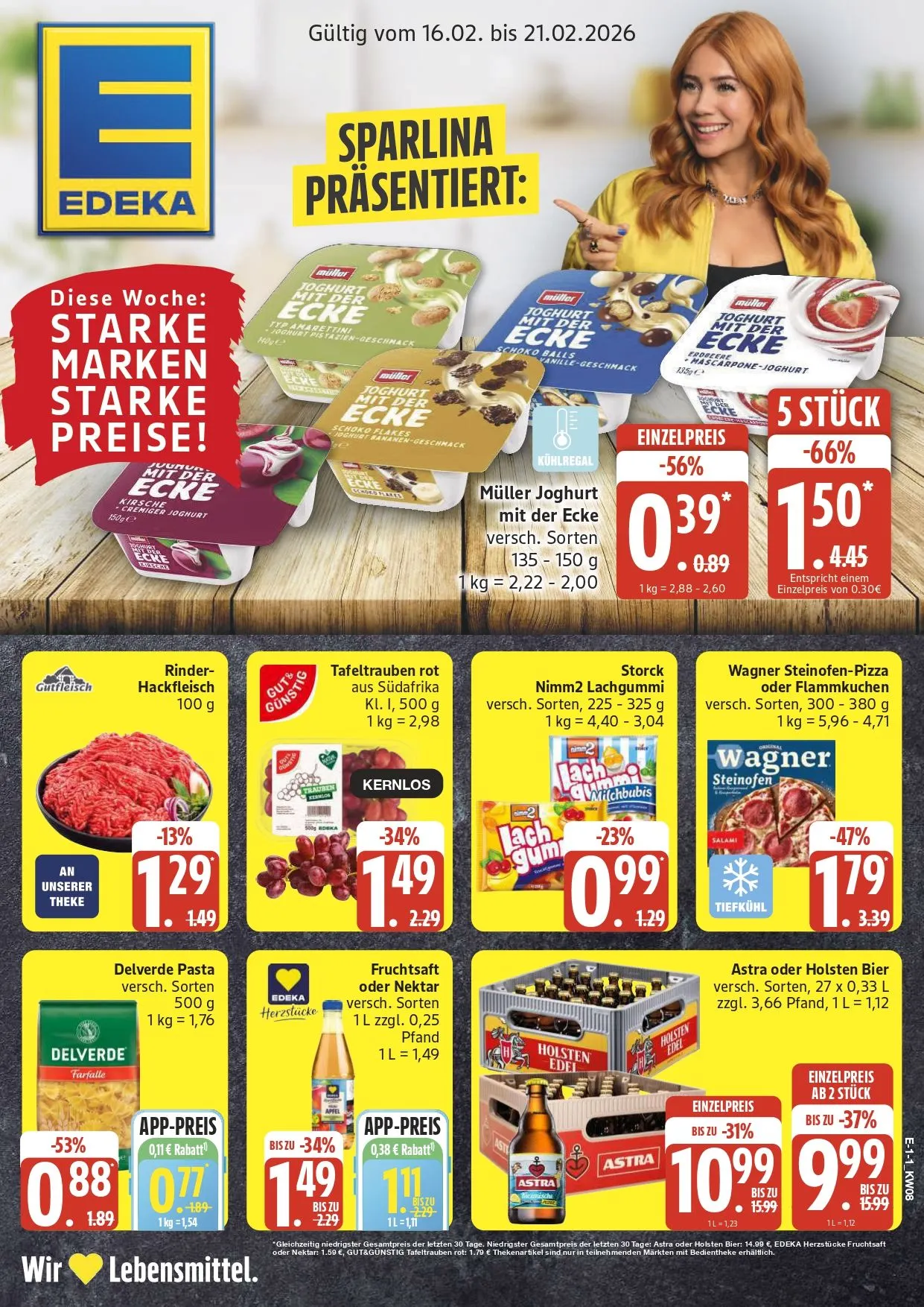  Edeka Angebote von 18. Februar bis 24. Februar 2026 - Prospekt seite 1