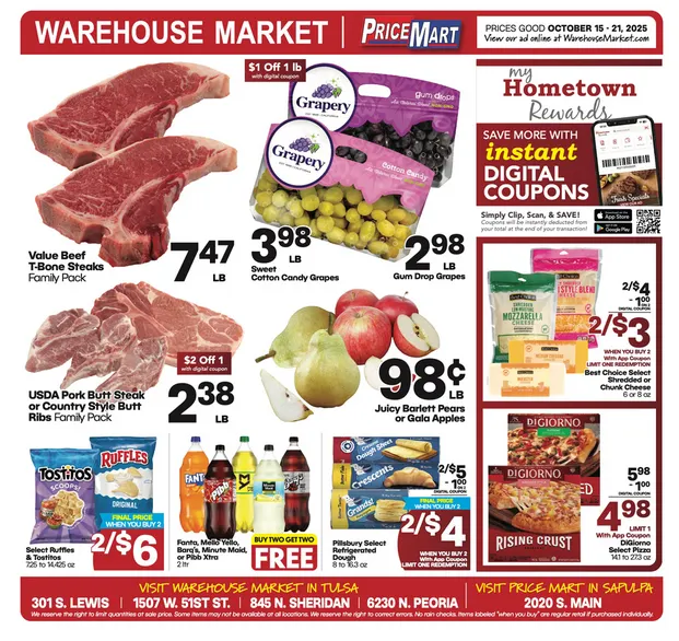 Weekly ad Warehouse Market Sales from October 15 to October 21 2025 - Page 