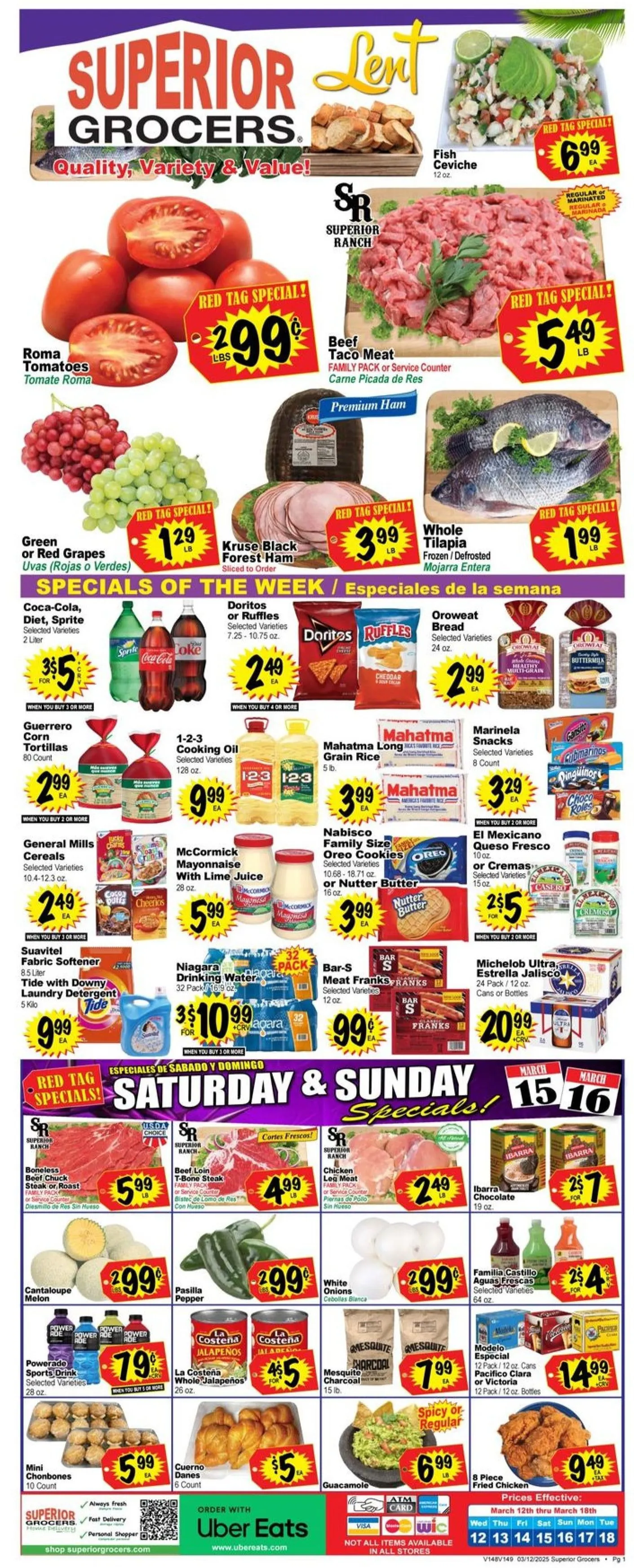 Weekly ad Superior Grocers Deals from March 12 to March 18 2025 - Page 2