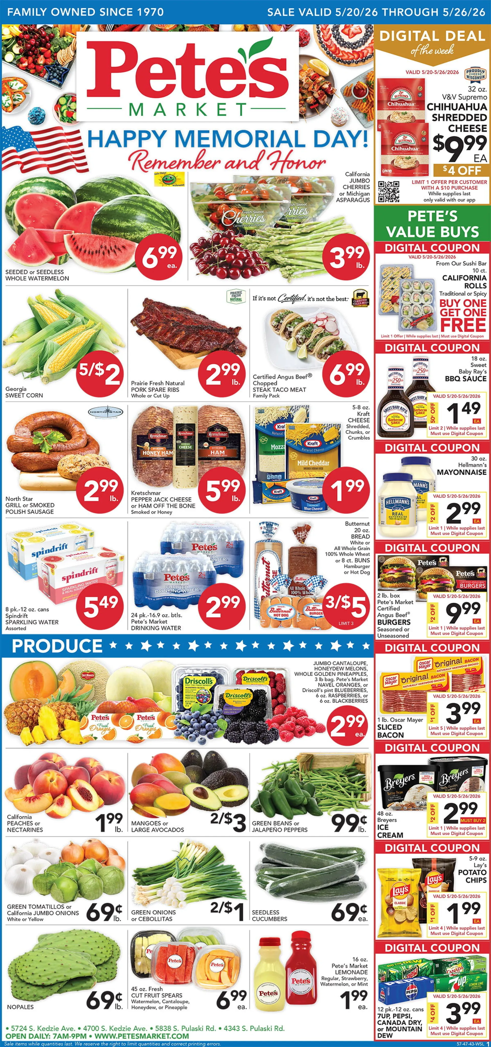 Weekly ad Pete's Fresh Market weekly ads from May 20 to May 26 2026 - Page 1