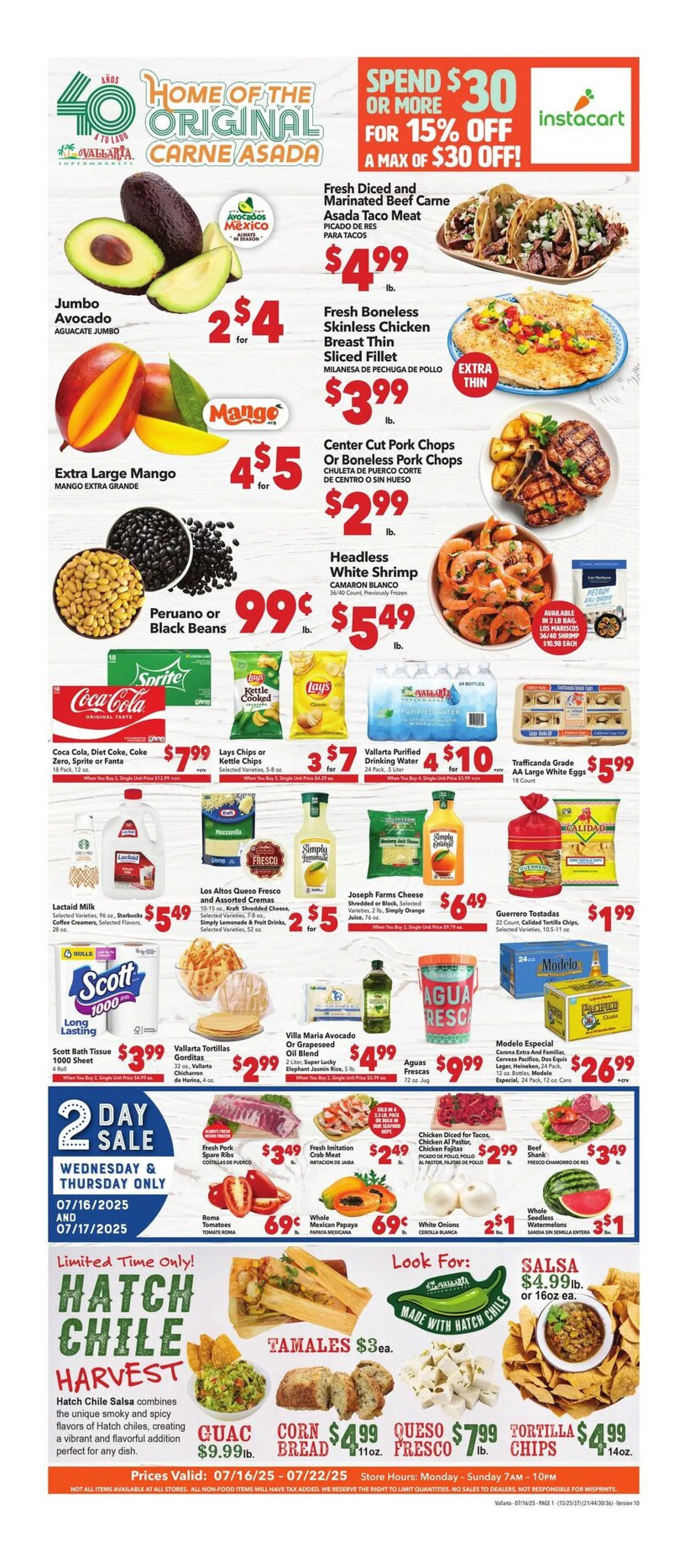 Weekly ad Vallarta weekly ads from July 16 to July 22 2025 - Page 
