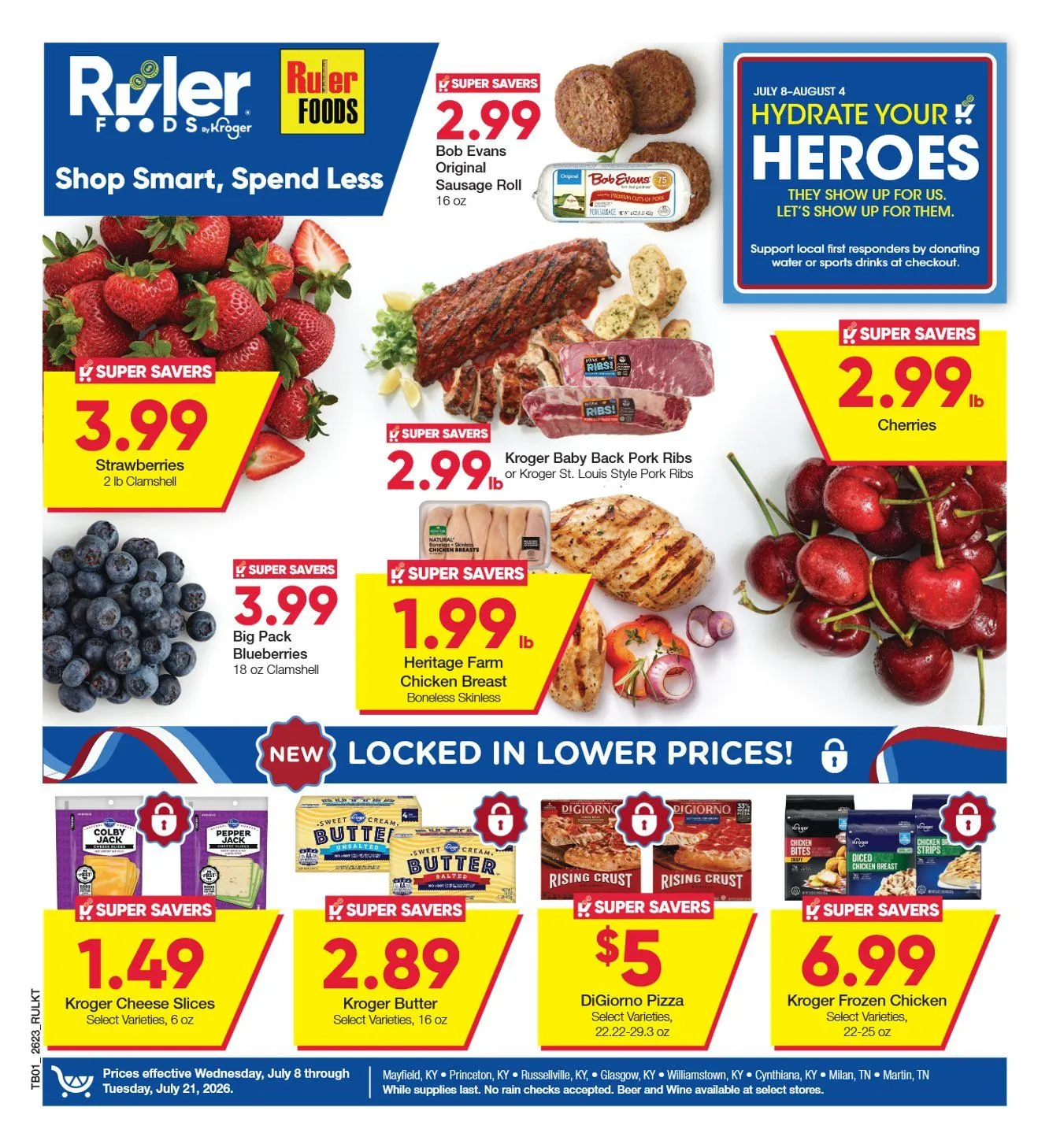 Weekly ad Ruler Foods Sales from July 8 to July 21 2026 - Page 1