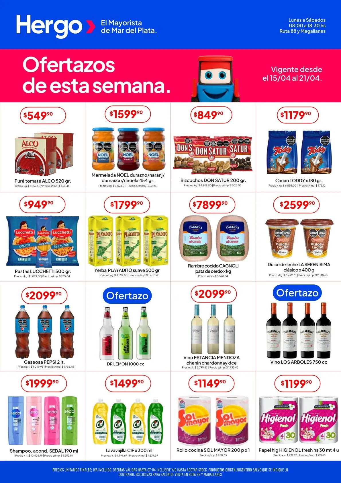 Ofertas de  Hergo Ofertas 15 de abril al 21 de abril 2026 - Página 1 del catálogo