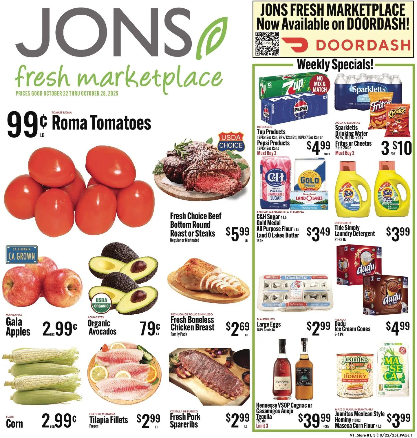 Weekly ad Jons International  Sales from October 22 to October 28 2025 - Page 1
