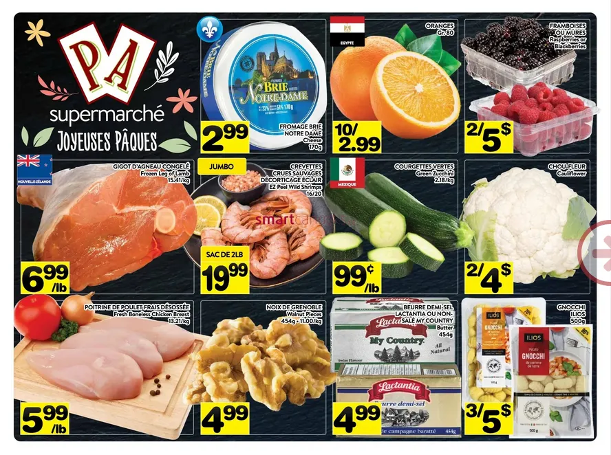 Supermarché PA Sales from March 30 to April 5 2026 - flyer page 1
