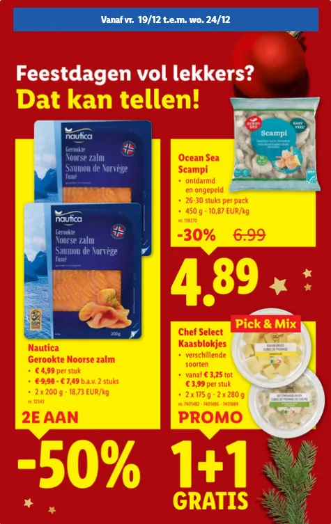 Lidl Folder van 19 december tot 24 december 2025 - folder pagina 1