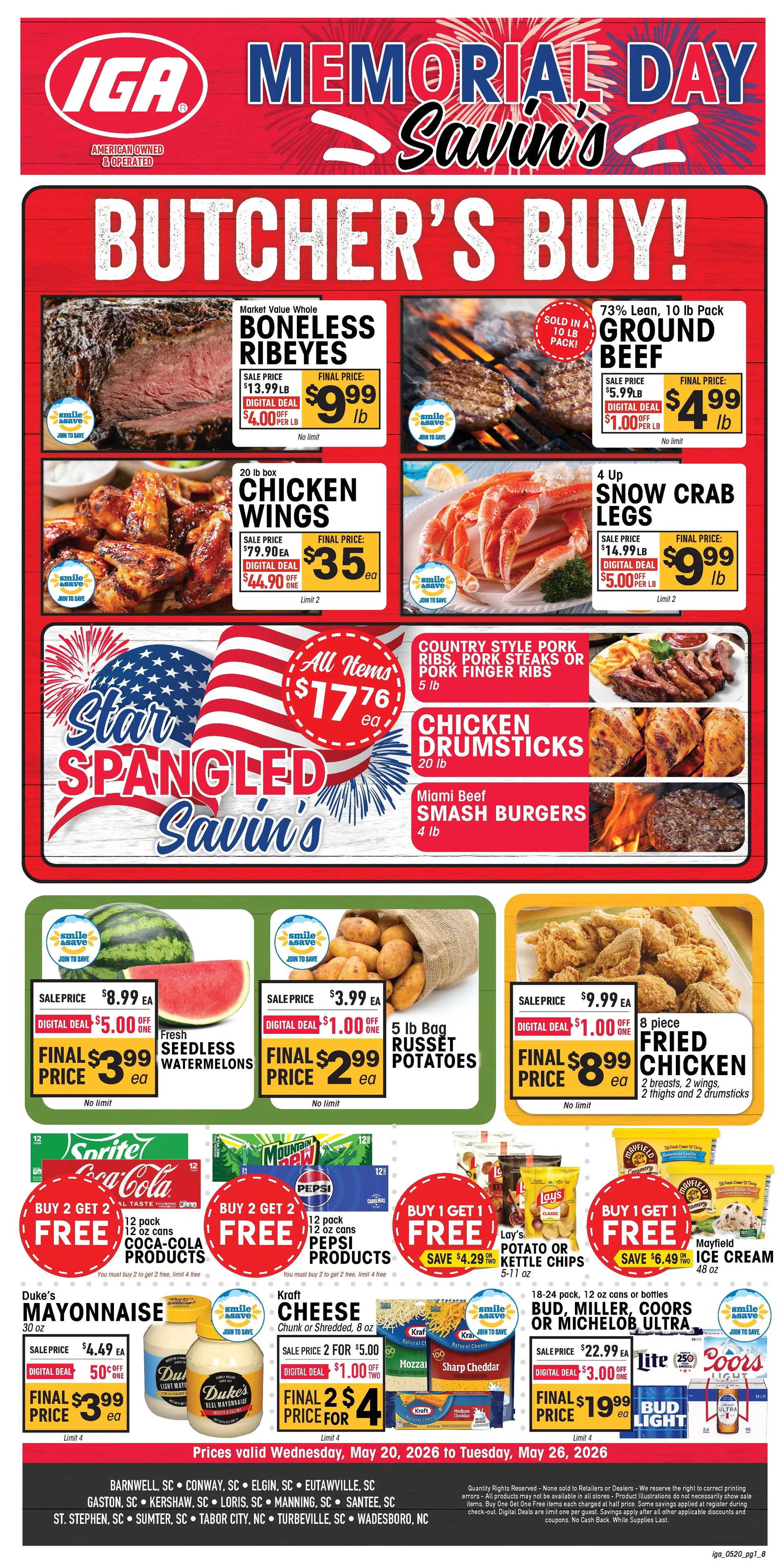Weekly ad IGA Sales from May 20 to May 26 2026 - Page 1