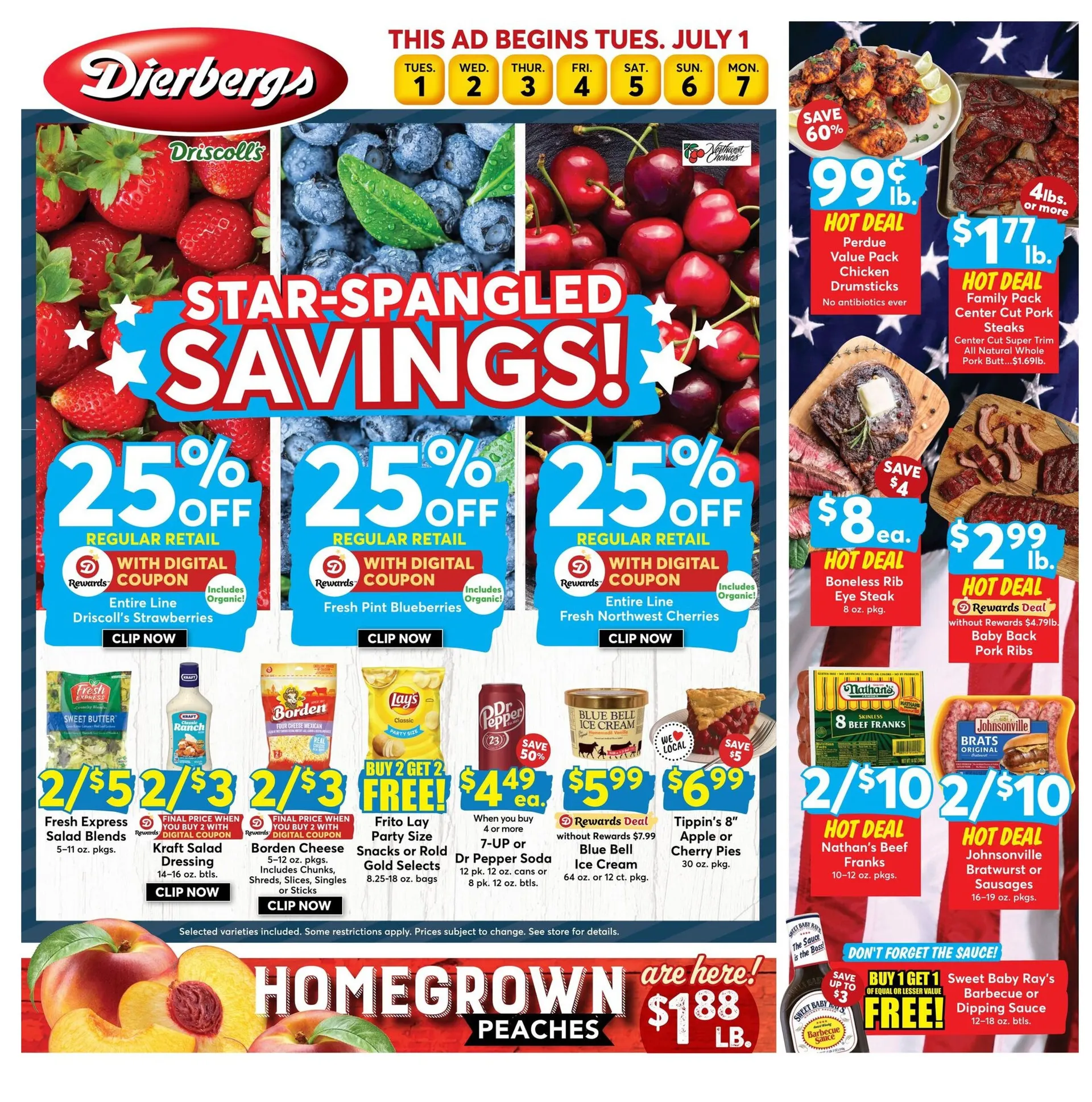 Weekly ad Dierbergs Sales from July 1 to July 7 2025 - Page 1