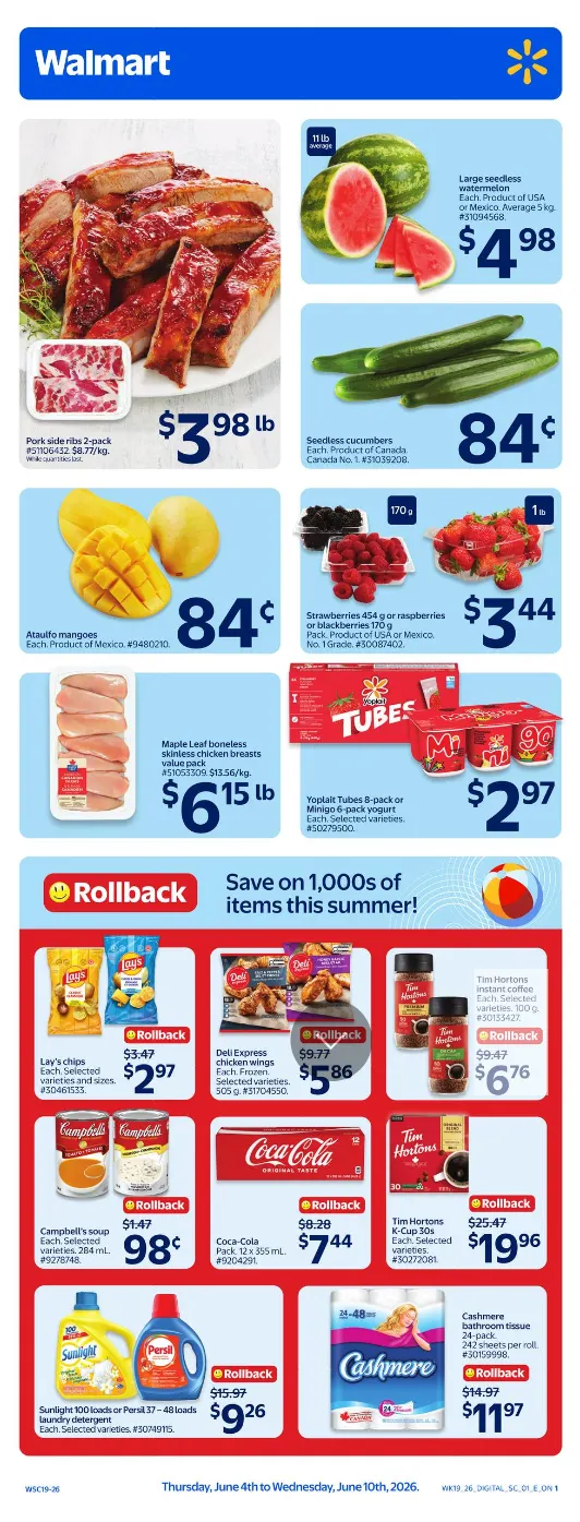Walmart Sales from June 4 to June 10 2026 - flyer page 1