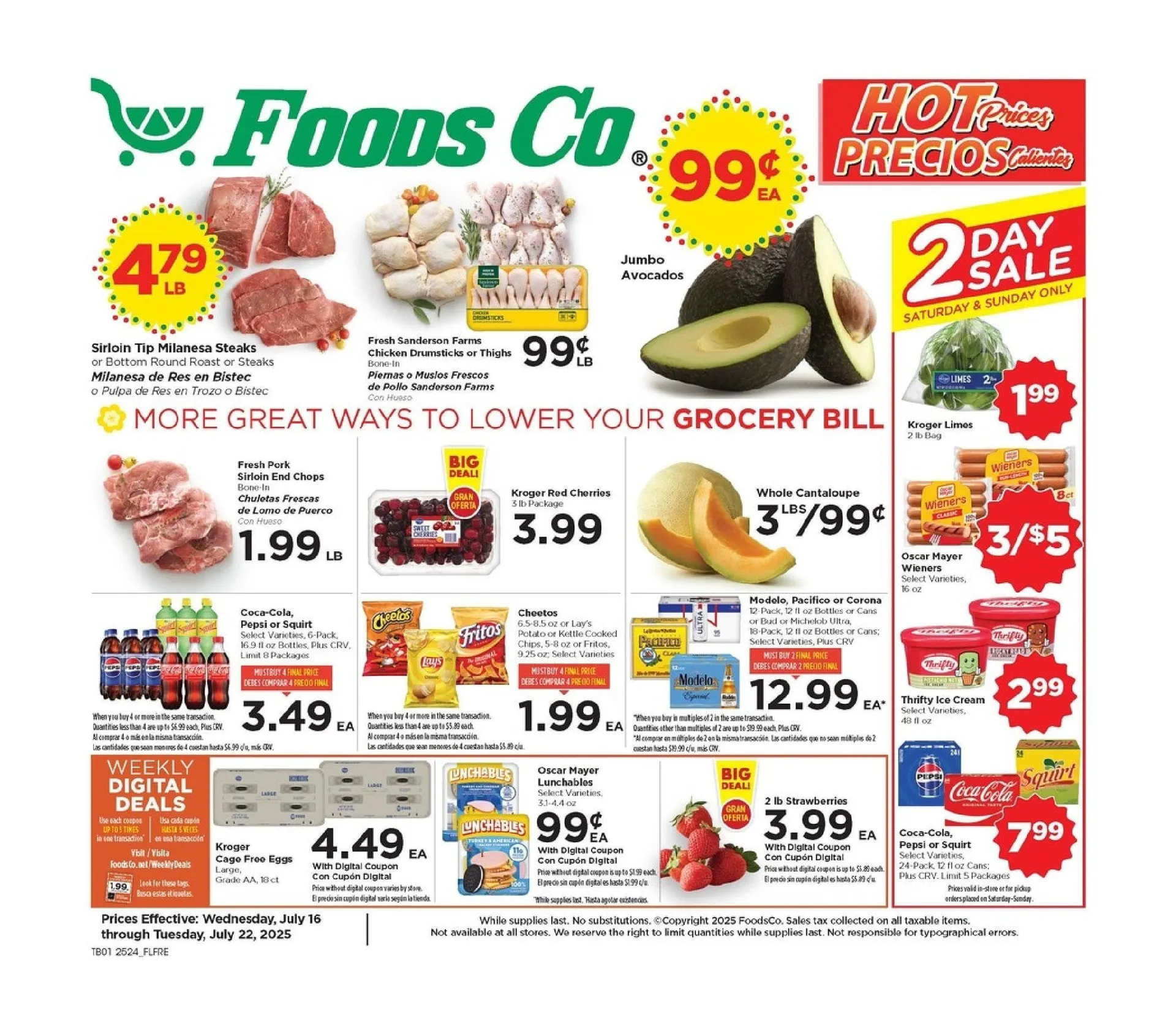 Weekly ad Foods Co. lSales from July 16 to July 22 2025 - Page 