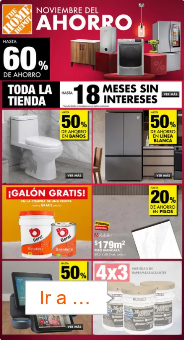 Catálogo de The Home Depot Ofertas 1 de noviembre al 30 de noviembre 2025 - Pagina 