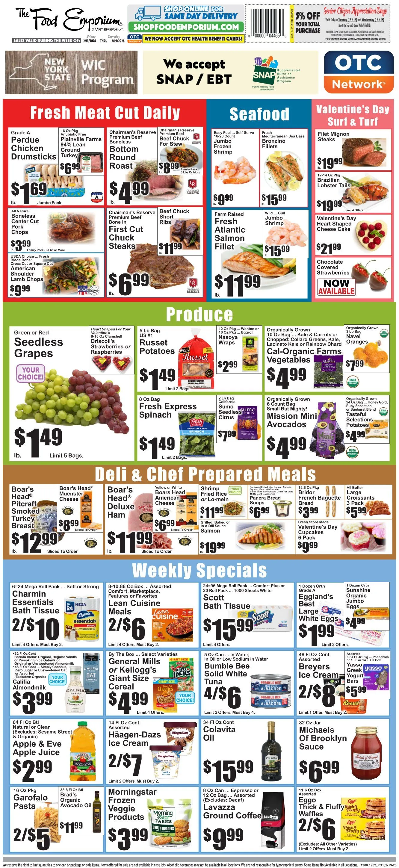 Weekly ad The Food Emporium Sales from February 13 to February 19 2026 - Page 