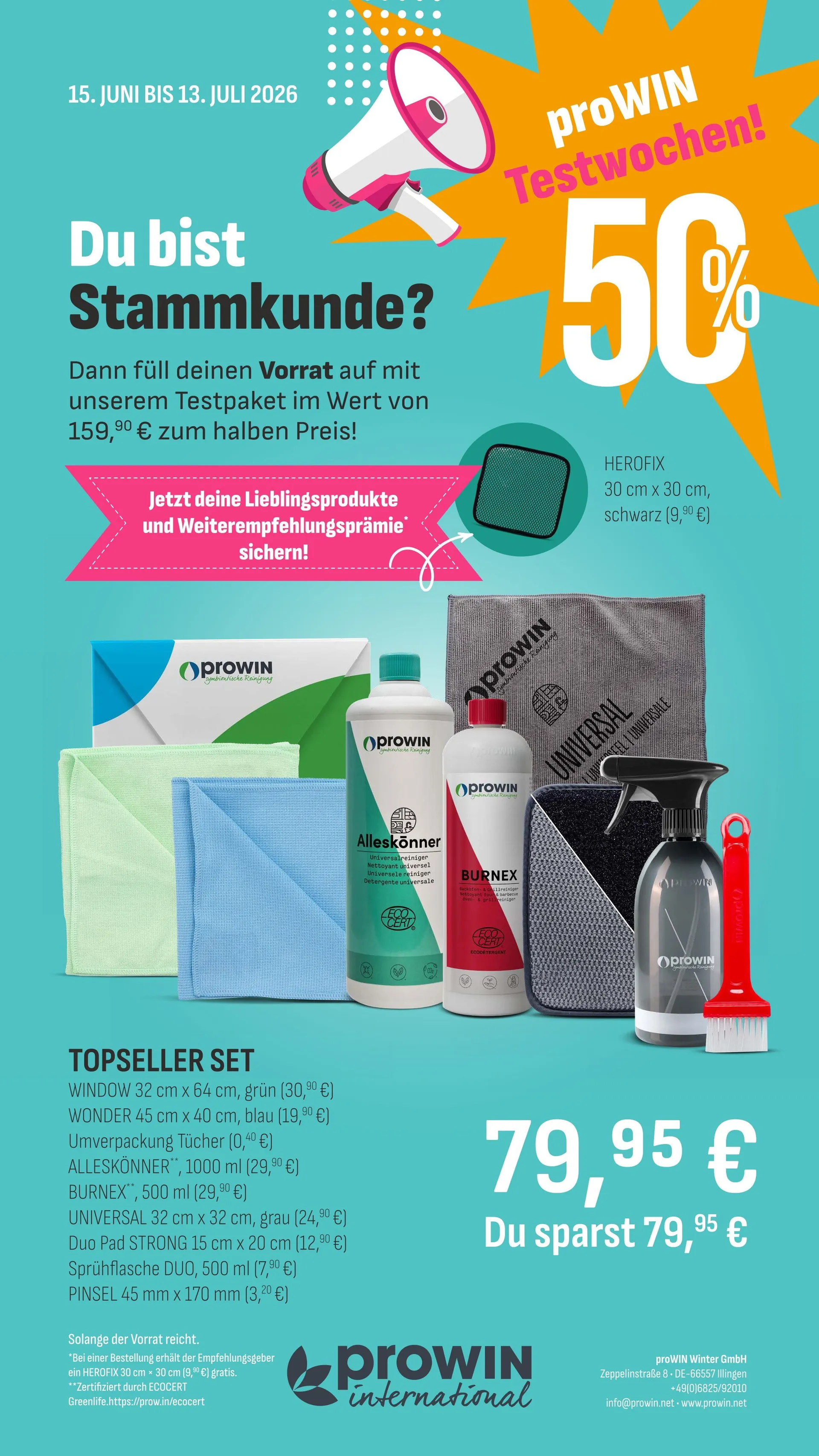 Prowin Angebote von 15. Juni bis 13. Juli 2026 - Prospekt seite 1