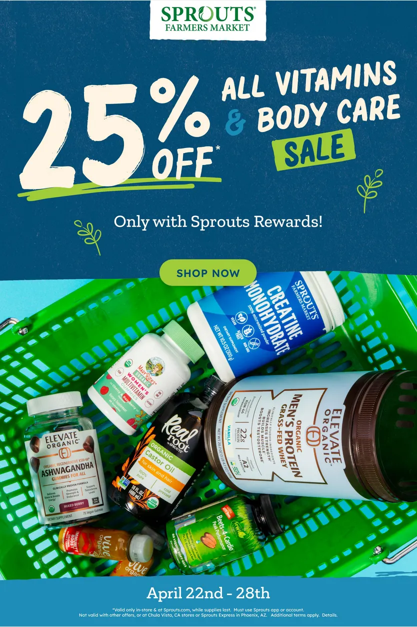 Weekly ad Sprouts Sales from April 22 to April 28 2026 - Page 