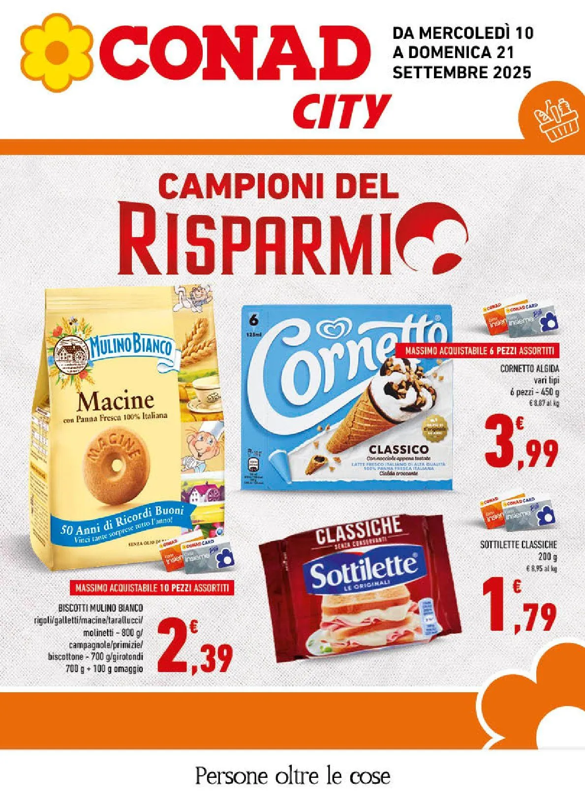 Volantini Conad da 11 settembre a 17 settembre di 2025 - Pagina del volantino 1