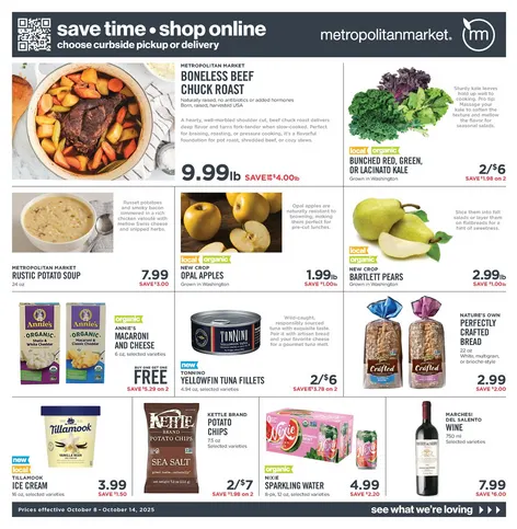 Weekly ad Metropolitan market Sales from October 9 to October 15 2025 - Page 1